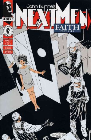 Next Men (John Byrne's) 22 published by Dark Horse with cover art by John Byrne