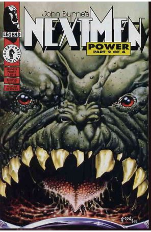Next Men (John Byrne's) 24 published by Dark Horse with cover art by Gary Cody
