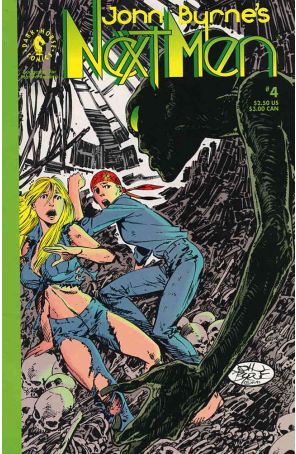 Next Men (John Byrne's) 4 published by Dark Horse with cover art by John Byrne