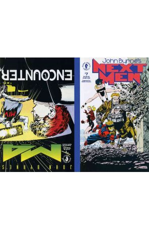 Next Men (John Byrne's) 7 published by Dark Horse with cover art by John Byrne