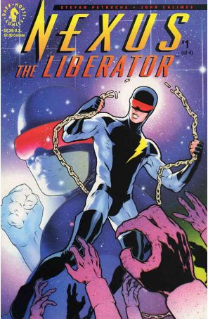 Nexus the Liberator 1 published by Dark Horse with cover art by Adam Hughes