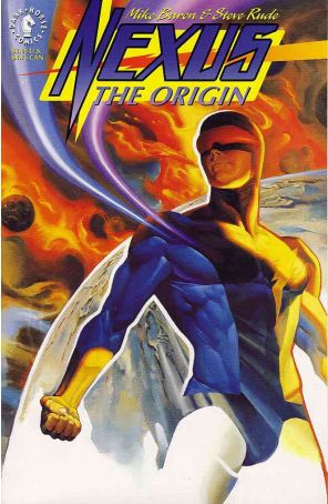 Nexus: The Origin 1 published by Dark Horse with cover art by Steve Rude