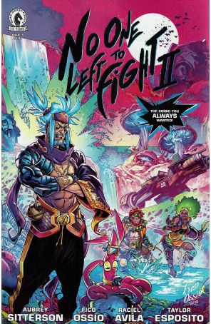 No One Left to Fight II 1 published by Dark Horse with cover art by Fico Ossio