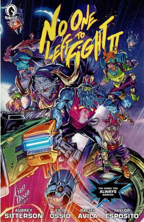 No One Left to Fight II 2A published by Dark Horse with cover art by Fico Ossio