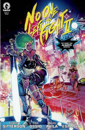 No One Left to Fight II 2 published by Dark Horse with cover art by Fico Ossio