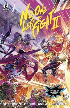 No One Left to Fight II 3A published by Dark Horse with cover art by Fico Ossio