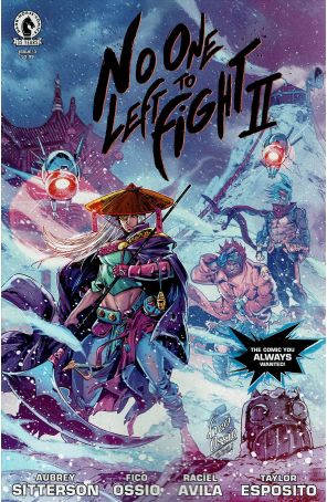 No One Left to Fight II 3 published by Dark Horse with cover art by Fico Ossio