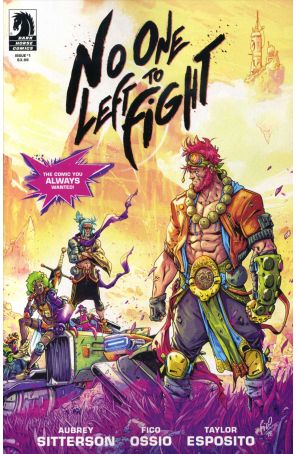 No One Left to Fight 1 published by Dark Horse with cover art by Fico Ossio