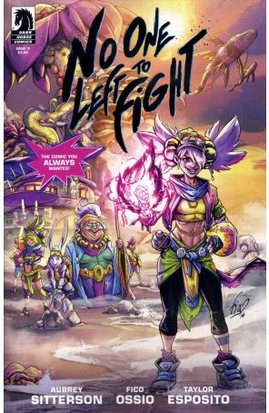 No One Left to Fight 2 published by Dark Horse with cover art by Fico Ossio