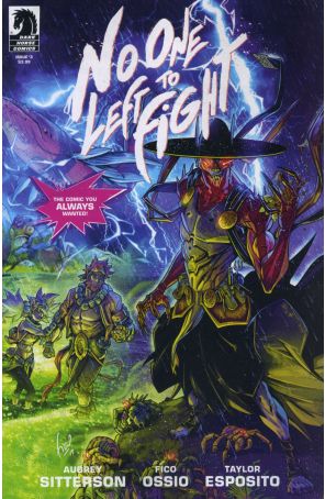 No One Left to Fight 3 published by Dark Horse with cover art by Fico Ossio