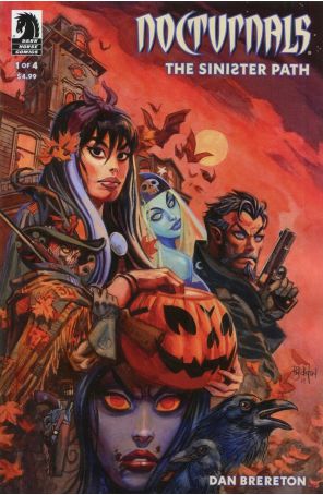 Nocturnals: The Sinister Path (Dark Horse) 1A published by Dark Horse with cover art by Dan Brereton
