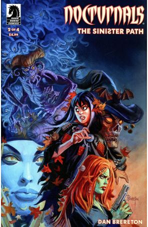 Nocturnals: The Sinister Path (Dark Horse) 2A published by Dark Horse with cover art by Dan Brereton