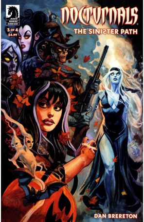 Nocturnals: The Sinister Path (Dark Horse) 3A published by Dark Horse with cover art by Dan Brereton
