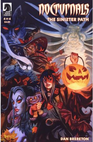 Nocturnals: The Sinister Path (Dark Horse) 4A published by Dark Horse with cover art by Dan Brereton
