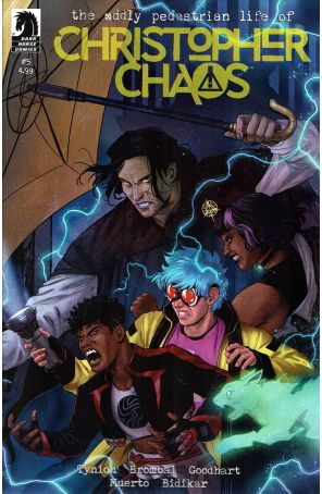 The Oddly Pedestrian Life of Christopher Chaos 5A published by Dark Horse with cover art by Nick Robles