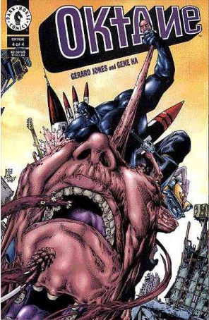 Oktane 4 published by Dark Horse with cover art by Gene Ha