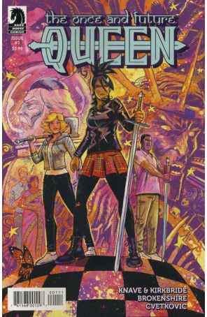 The Once and Future Queen 1 published by Dark Horse with cover art by Nick Brokenshire