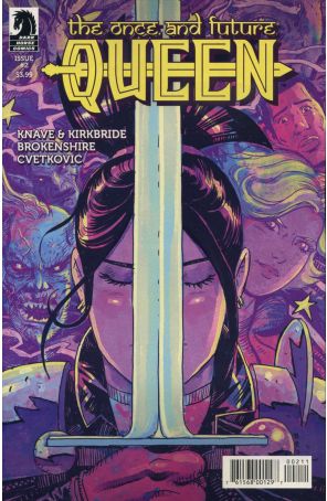 The Once and Future Queen 2 published by Dark Horse with cover art by Nick Brokenshire