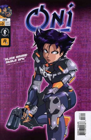 Oni 3 published by Dark Horse with cover art by Lorraine Reyes