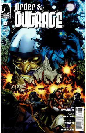 Order And Outrage 1A published by Dark Horse with cover art by Rags Morales