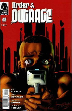Order And Outrage 2A published by Dark Horse with cover art by Rags Morales