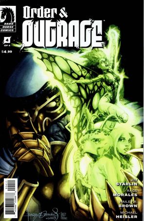 Order And Outrage 4A published by Dark Horse with cover art by Rags Morales
