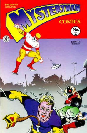 Original Mysterymen Presents (Bob Burden's) 2 published by Dark Horse with cover art by Bob Burden