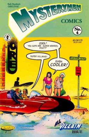 Original Mysterymen Presents (Bob Burden's) 4 published by Dark Horse with cover art by Bob Burden