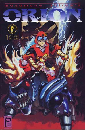 Orion 1 published by Dark Horse with cover art by Masamune Shirow