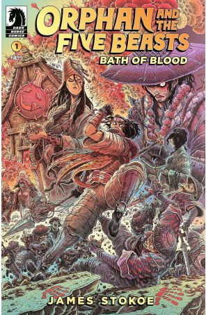 Orphan and the Five Beasts: Bath of Blood 1 published by Dark Horse with cover art by James Stokoe