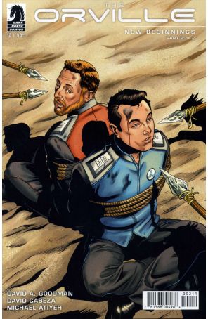 Orville: New Beginnings 2 published by Dark Horse with cover art by David Cabeza