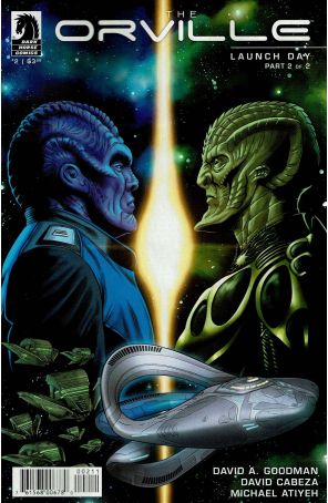 The Orville 2 published by Dark Horse with cover art by David Cabeza