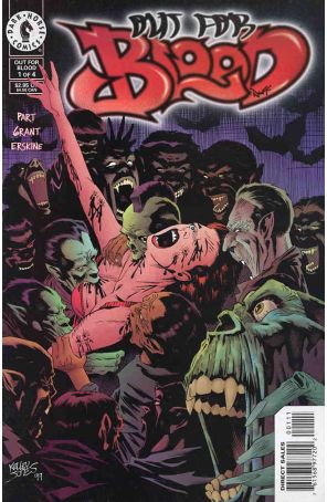 Out For Blood 1 published by Dark Horse with cover art by Kelley Jones