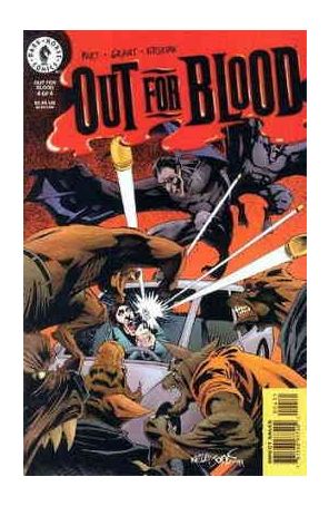 Out For Blood 4 published by Dark Horse with cover art by Kelley Jones