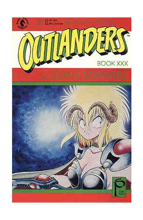 Outlanders 30 published by Dark Horse with cover art by Johji Manabe