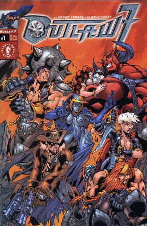 Outlaw 7 1 published by Dark Horse with cover art by Craig Yeung