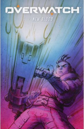 Overwatch: New Blood 4A published by Dark Horse with cover art by Tyler Crook