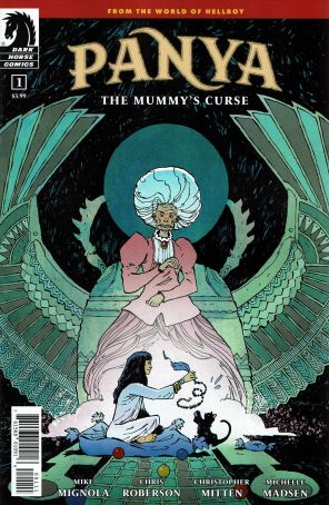 Panya: The Mummy's Curse 1 published by Dark Horse with cover art by Christopher Mitten