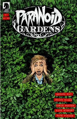 Paranoid Gardens 1A published by Dark Horse with cover art by Chris Weston