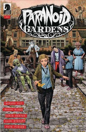 Paranoid Gardens 2A published by Dark Horse with cover art by Chris Weston