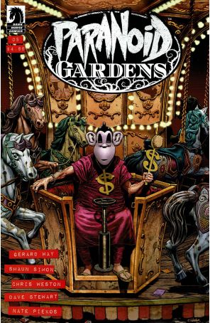 Paranoid Gardens 5A published by Dark Horse with cover art by Chris Weston