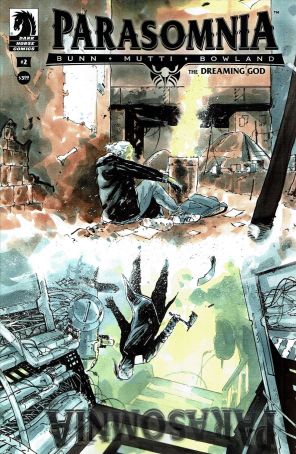 Parasomnia: The Dreaming God 2 published by Dark Horse with cover art by Andrea Mutti