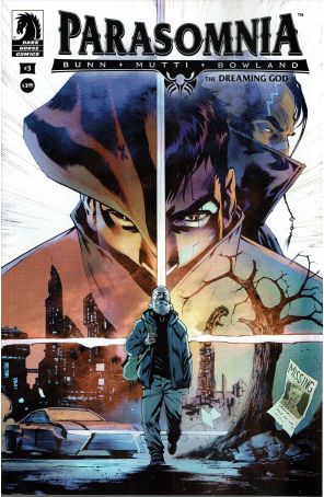 Parasomnia: The Dreaming God 3A published by Dark Horse with cover art by Jonas Scharf