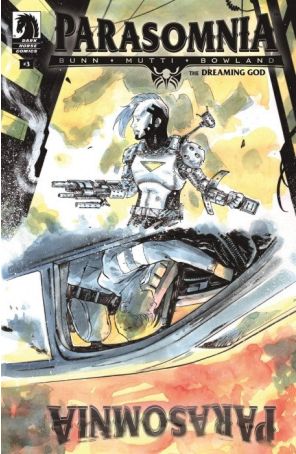 Parasomnia: The Dreaming God 3 published by Dark Horse with cover art by Andrea Mutti