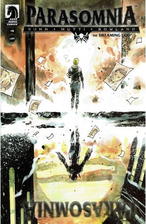 Parasomnia: The Dreaming God 4 published by Dark Horse with cover art by Andrea Mutti