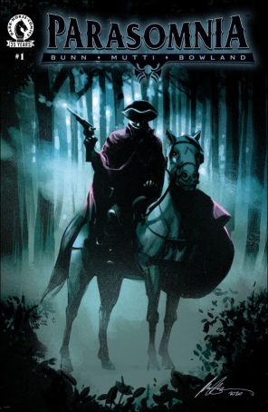 Parasomnia 1B published by Dark Horse with cover art by Rafael Albuquerque