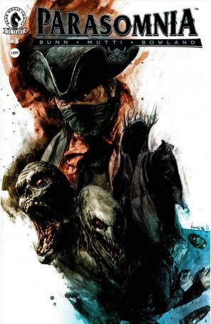 Parasomnia 3B published by Dark Horse with cover art by Patric Reynolds