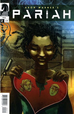 Pariah (3rd Series) 2 published by Dark Horse with cover art by Brett Weldele