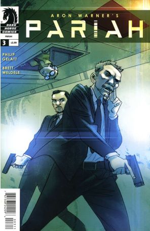 Pariah (3rd Series) 3 published by Dark Horse with cover art by Brett Weldele