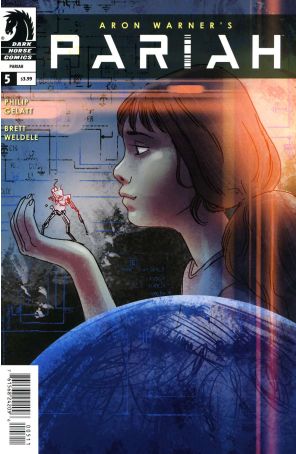 Pariah (3rd Series) 5 published by Dark Horse with cover art by Brett Weldele